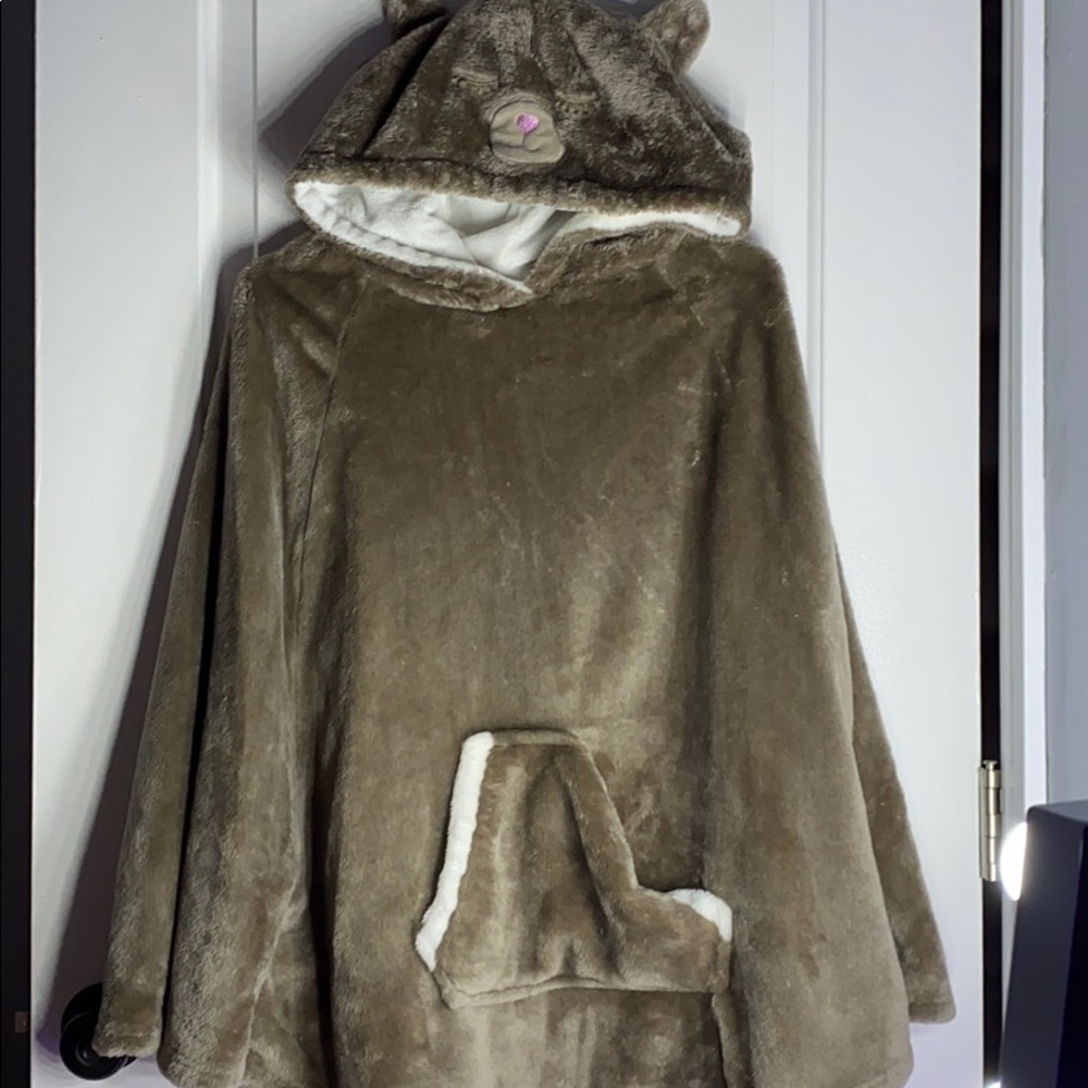 Brown Bear Poncho